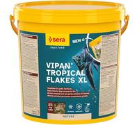 sera vipan Flakes XL 21 L 4 KG | alimento Principal para Peces Ornamentales Grandes Que se alimentan en la Superficie | Escamas XL Que Mantienen su Forma | favorece un Crecimiento Sano