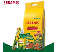 Seramis 3er-Set: Pflanz-Substrat + Alimentos Vitalidad + Indicador de Fundición