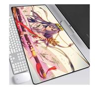 Seraph of the End 800x300mm Anime Mouse Pad, alfombrillas para mouse con teclado, alfombrilla de ratón para juegos profesional XXL grande con base de goma de 3 mm de grosor, para computadora PC, A