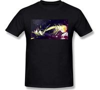 Seraph of The End Men's Comfortable Short Sleeve Shirts Crew Neck Personality Fashion t Shirt Black XXL