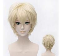 Seraph Of The End Mikaela Hyakuya Cosplay Pelucas 30Cm Corto Resistente Al Calor Pelo Sintético Perucas Cosplay Peluca + Gorro De Peluca