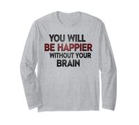 Serás más Feliz sin tu Cerebro Manga Larga