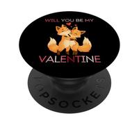 ¿Serás mi Amor Soltero Divertido del día de San Valentín?? PopSockets PopGrip Adhesivo