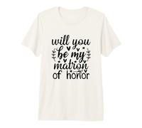 ¿Serás mi matrona de Honor en la Boda, Lindo Amor? Camiseta Premium