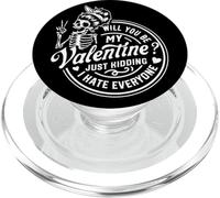 ¿Serás mi San Valentín? Es Broma, lo Odio PopSockets PopGrip para MagSafe