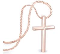 SERASAR Cadena Oro Rosa Señoras Acero Inoxidable 18k Corazón Regalo Mujeres