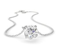 SERASAR Collar Señoras de Plata Joyería con Colgante Acero Inoxidable Piedras Preciosas