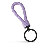 SERASAR | Llavero de Cuero con Anilla de Acero Inoxidable - Anillas Adicionales para Llaves Pequeñas - Ideal para Llaves Coche, Motocicleta, Bicicleta y Casa - con Caja Regalo Hombre y Mujer