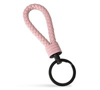 SERASAR | Llavero de Cuero con Anilla de Acero Inoxidable - Anillas Adicionales para Llaves Pequeñas - Ideal para Llaves Coche, Motocicleta, Bicicleta y Casa - con Caja Regalo Hombre y Mujer
