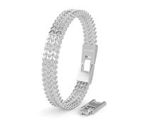 SERASAR | Pulsera de Acero Inoxidable Premium Para Hombre | Acero Quirúrgico 316L | Impermeable | Cierre de Seguridad | Tres Colores | Incluye Joyero