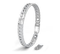 SERASAR | Pulsera de Acero Inoxidable Premium Para Hombre | Acero Quirúrgico 316L | Impermeable | Cierre de Seguridad | Tres Colores | Incluye Joyero