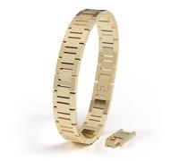 SERASAR Pulsera de los Hombres Oro Acero Inoxidable Joyería Regalo