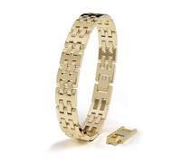 SERASAR Pulsera de Oro Acero Inoxidable para Hombre Joyería Moda Caballero