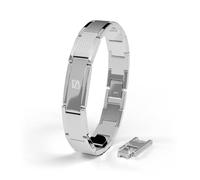 SERASAR Pulsera de Plata los Hombres Acero Inoxidable Joyería Bileklik Erkek