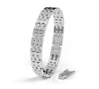 SERASAR Pulsera de Plata los Hombres Acero Inoxidable Joyería Bileklik Erkek