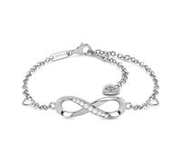 SERASAR Pulsera Infinito Mujer Plata, Infinito, Plata 316L, Acero Regalo Joyería para Novia Esposa