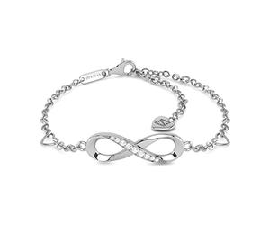 SERASAR Pulsera Infinito Mujer Plata, Infinito, Plata 316L, Acero Regalo Joyería para Novia Esposa