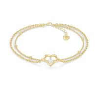 SERASAR Tobillera Mujer Corazón Oro Cadena Idea Regalo Novia Dorada Moda
