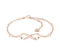 SERASAR Tobillera Mujer Infinito Oro Rosa Ajustable Delicada Joyería Mujer