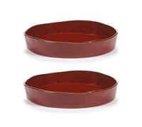 Serax 2 Platos hondos La Mère Ø20 cm Venetian red