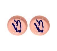 Serax 2 Platos hondos Ottolenghi Feast Ø22 cm Pink-pepper blue