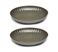 Serax 2 Platos Inku high M Ø21 cm Green