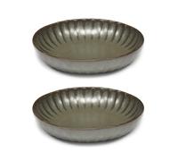 Serax 2 Platos Inku high S Ø19 cm Green