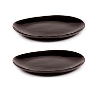 Serax 2 Platos La Mère M Ø20 cm Dark brown