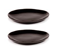 Serax 2 Platos La Mère S Ø18 cm Dark brown