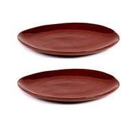 Serax 2 Platos La Mère XL Ø27 cm Venetian red