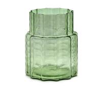 Serax Jarrón Waves 04 Ø18x21 cm Green-clear