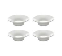 Serax Plato hondo plato de acompañamiento Silhouette S Ø10.5 cm set de 4 White