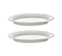 Serax Plato hondo Silhouette oval S 10x18.5 cm set de 2 White