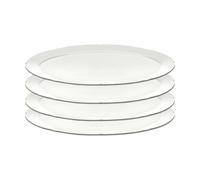 Serax Plato Silhouette oval L 21x30 cm set de 4 White