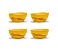 Serax Set de 4 boles Ottolenghi Feast S Ø15 cm Yellow stripes red