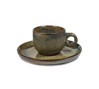Serax Taza espresso y platillo Surface 10 cl Indi grey