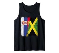 Serbia Jamaica Media Bandera Herencia Serbia jamaicana Camiseta sin Mangas