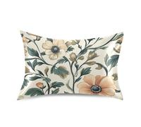 Serbia Natalie's Ramonda Beauty Summer Flowers - Funda de almohada de satén con cierre de sobre, funda de almohada de terciopelo para cabello rizado, tamaño Queen con cierre de sobre, para oficina, 20