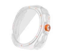 SERDAS Actualizar a Ultra Case para Samsung Galaxy Watch 7 6 40mm 44mm Cambiar a Galaxy Watch Ultra 47mm Protector de pantalla de vidrio templado(MtTr,Watch 7 40mm)