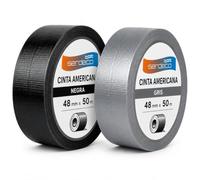 SERDECO Cinta Americana Gris 48 mm x 50 m - 3 Rollos