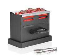 SERdeerCH Hornillo Electrico Carbón HOOKAH，Encendedor de carbón eléctrico para shisha con mango de protección de rejilla | 800 W | Turbo Hookah Charcoal Heater