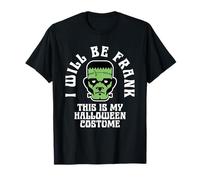 Seré el Disfraz de Halloween Frank Frankenstein Men Bild Camiseta