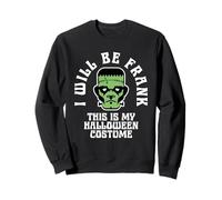 Seré el Disfraz de Halloween Frank Frankenstein Men Bild Sudadera