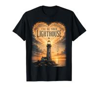 Seré tu Faro guiándote a casa Amor romántico Camiseta