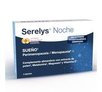 Sérélys Cápsulas Serelys Noche – Extracto citoplasmático de polen y melatonina – 30 cápsulas