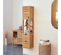 Serena - Columna de teca maciza H 150 x B 30 x T 30 cm