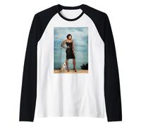 Serena Williams Estrella del Tenis de Wimbledon Michael Grecco Camiseta Manga Raglan