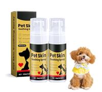 Serenabiolabs Spray para Mascotas, Serenabiolabs Pet Skin Soothing Spray, Calmante Suave Y Calmante para Mascotas, Ideal para Gatos Y Perros, Que Alivia La Irritación De La Piel (Orange, 2pcs)