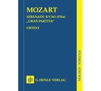 Serenade "gran partita" pour 2 hautbois, 2 clarinettes, 2 cors de basset, 4 cors, 2 bassons et contr