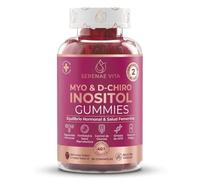 SERENAE VITA Mio Inositol & D-Chiro 40 1 - Gominolas con Ácido Fólico Zinc Cromo Vitaminas B6 D3 y Fibra - Suplemento para Equilibrio Hormonal Femenino Fertilidad y Energía 60 Uds. Dosis 30 dias.